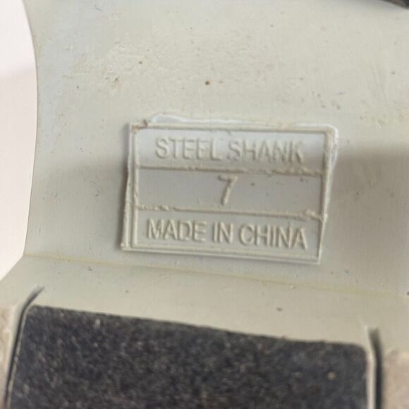 Target Women's Gray Green Rubber Rain Boots Size‎ 7 Used - Picture 7 of 11